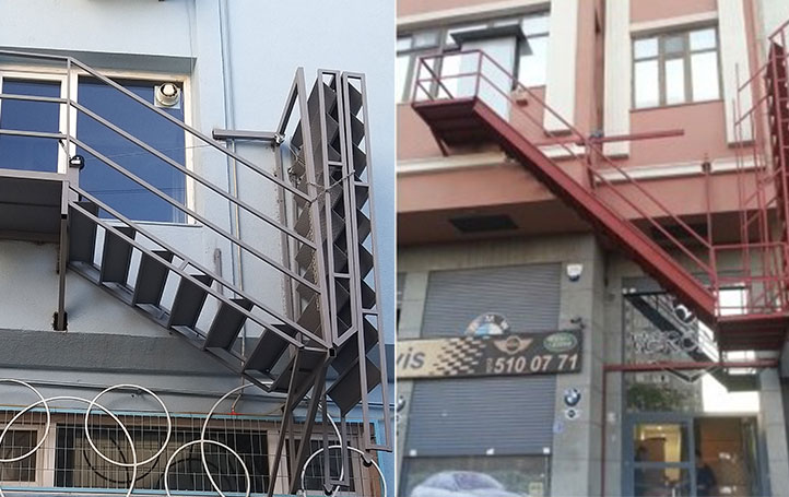 Çekmeköy'de profesyonel makaralı yangın merdiveni imalatını tamda istediğiniz standartlara uygun ve ekonomik fiyatlara yapıyoruz.